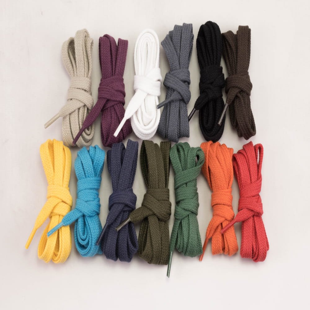 Our 100% Cotton Casual Shoelaces bring comfort and personality to every step. Available in a range of colors, they’re perfect for sneakers, loafers, and more. A simple upgrade that keeps your style fresh and effortless.